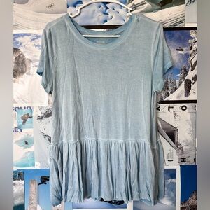 Mossimo Supply Co. Light Blue Short Sleeve